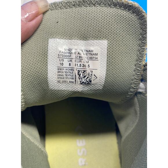 Converse Chuck Taylor All Star Women's Sz 8 Green High Top Athletic Shoes - Picture 12 of 14